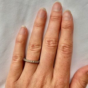 Faux Diamond/Silver Ring